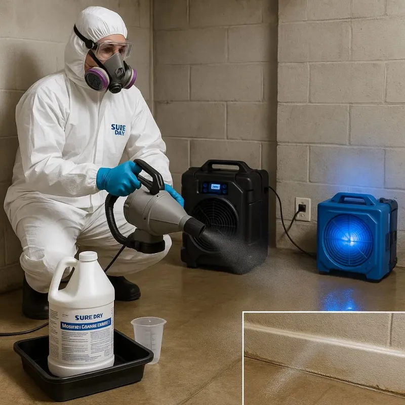 Sanitization and Odor Removal process in Cornelius, NC