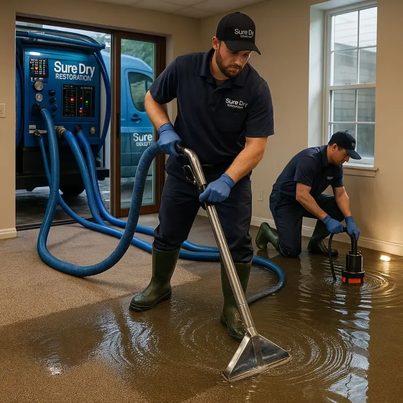 Water Extraction and Removal process in Cornelius, NC